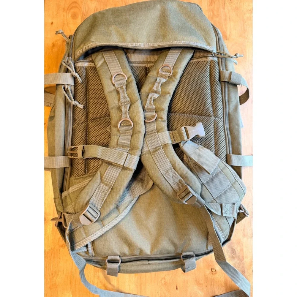 Sandpiper of California SOC Bugout Bag Tactical Backpack Green Foliage Brown